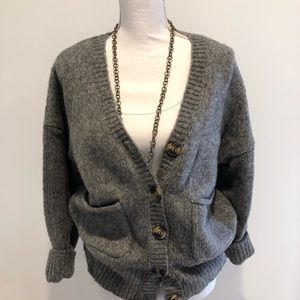 Cozy Grey Cardigan